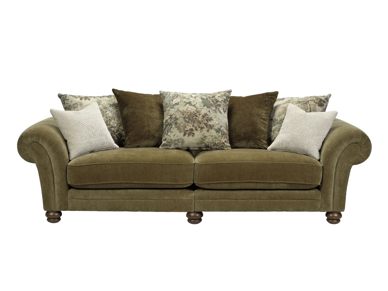 Extra Large Pillow Back Split Sofa